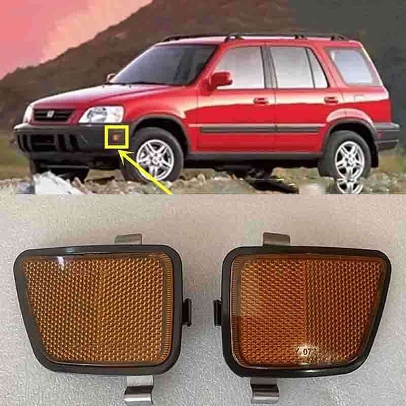 1Set FRONT BUMPER REFLECTOR LIGHT LAMP CASE Replace FOR HONDA CRV CR-V 1997-2001