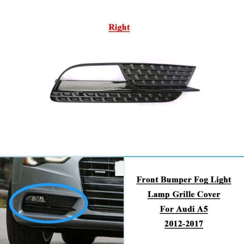 Front Bumper Fog Light Lamp Grille Cover Bezel Trim For Audi A5 2012-2017 Right
