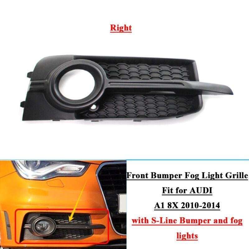 Honeycomb Front Bumper Fog Light Grille Grill For AUDI A1 8X S-Line 10-14 Right
