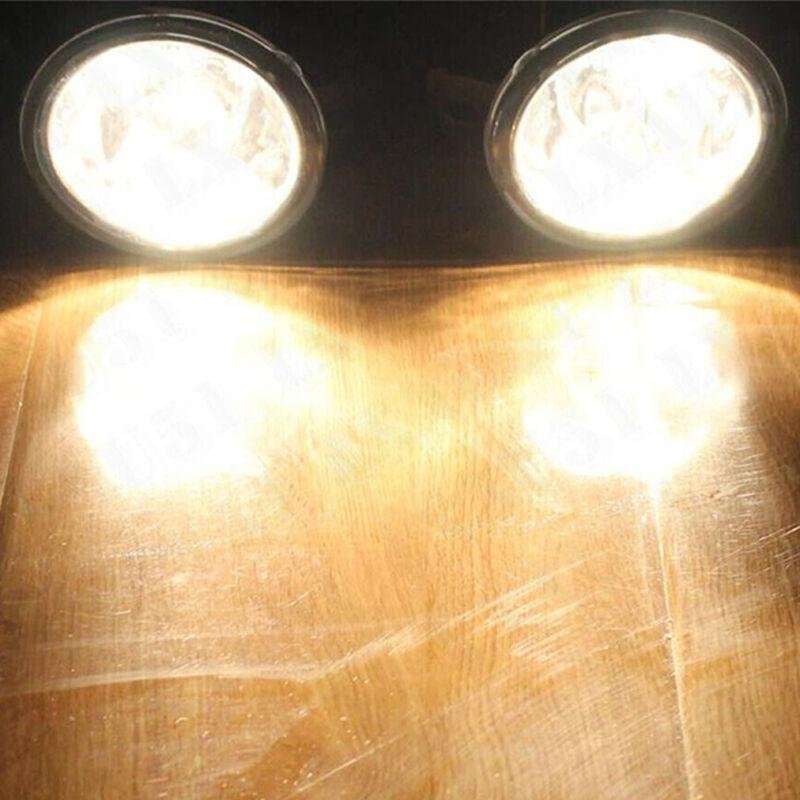 Front Bumper Fog Lamps Lights Halogen Bulb For VW Beetle 2006-2010 Pair