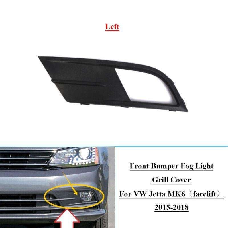 Front Bumper Fog Light Lamp Grille Cover For VW Jetta MK6Facelift15-18 Left