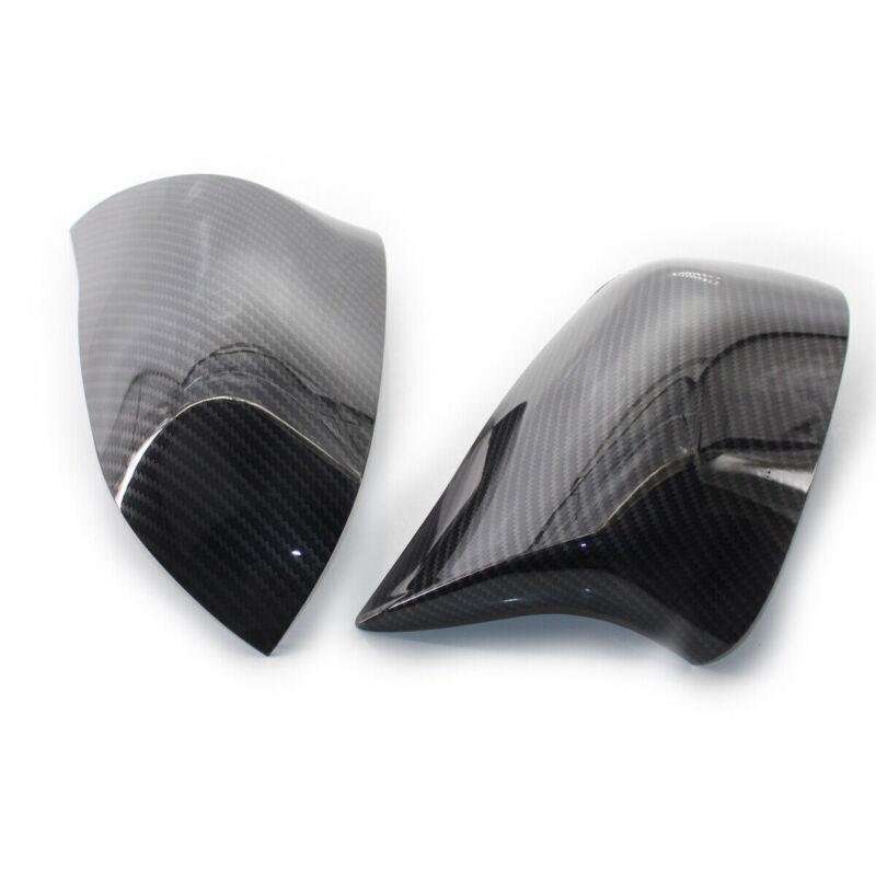 Carbon Fiber Style Side Mirror Cover Caps M Type for BMW X5 F15 X6 F16 2014-2018