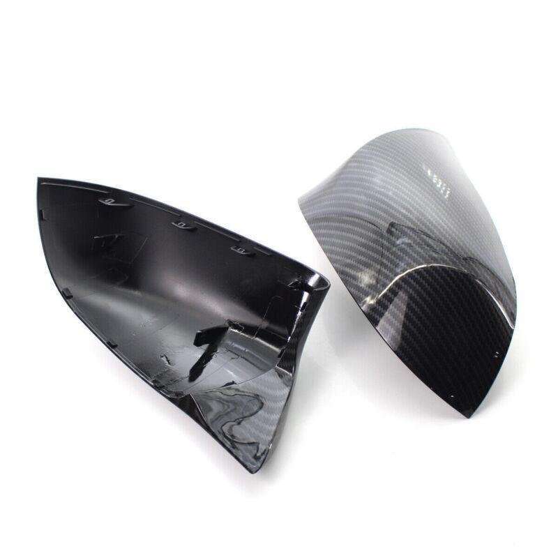 Carbon Fiber Style Side Mirror Cover Caps M Type for BMW X5 F15 X6 F16 2014-2018
