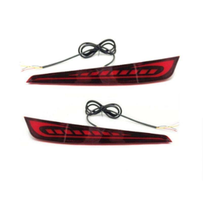 Rear Fog&amp;Brake Taillight Bumper Reflector Light For Hyundai I20 2020-2021 Pair