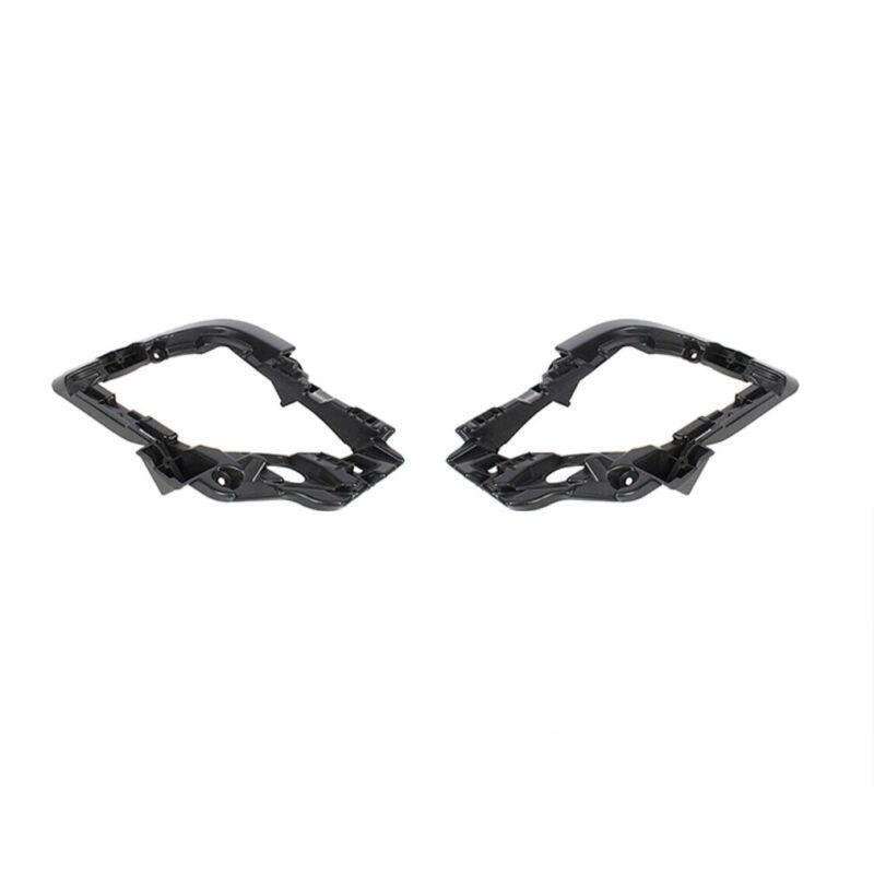 Pair Front Bumper Fog Light Lamp Bezel Grille Cover For VW Jetta GLI 2015-2018