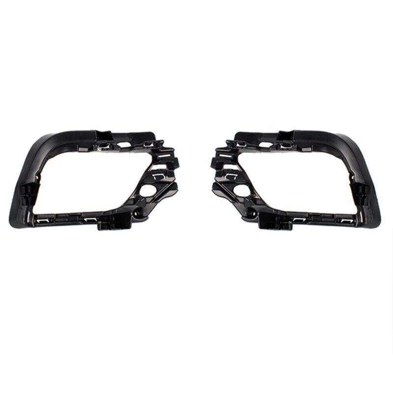 Pair Front Bumper Fog Light Lamp Bezel Grille Cover For VW Jetta GLI 2015-2018
