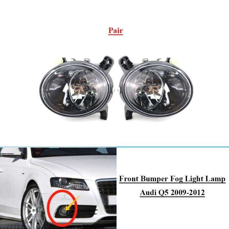 2x Front Bumper LED Fog Light Lamp For Audi Q5 2009-2012 8T0941699B 8T0941700B