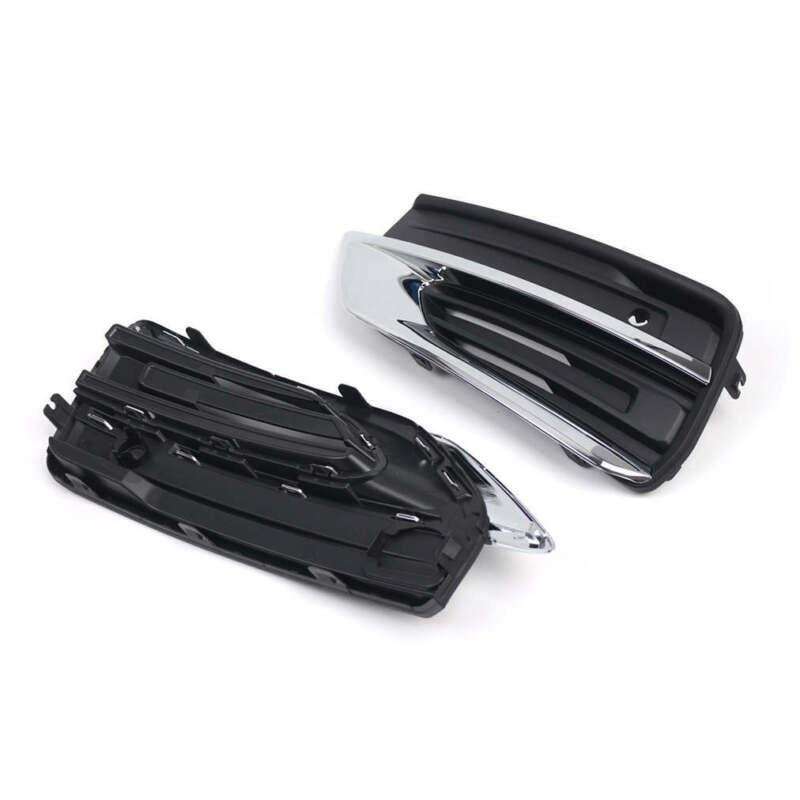 2x ABS Front Bumper Fog Light Cover Fog Lamp Grille For Volvo XC90 2020-2021