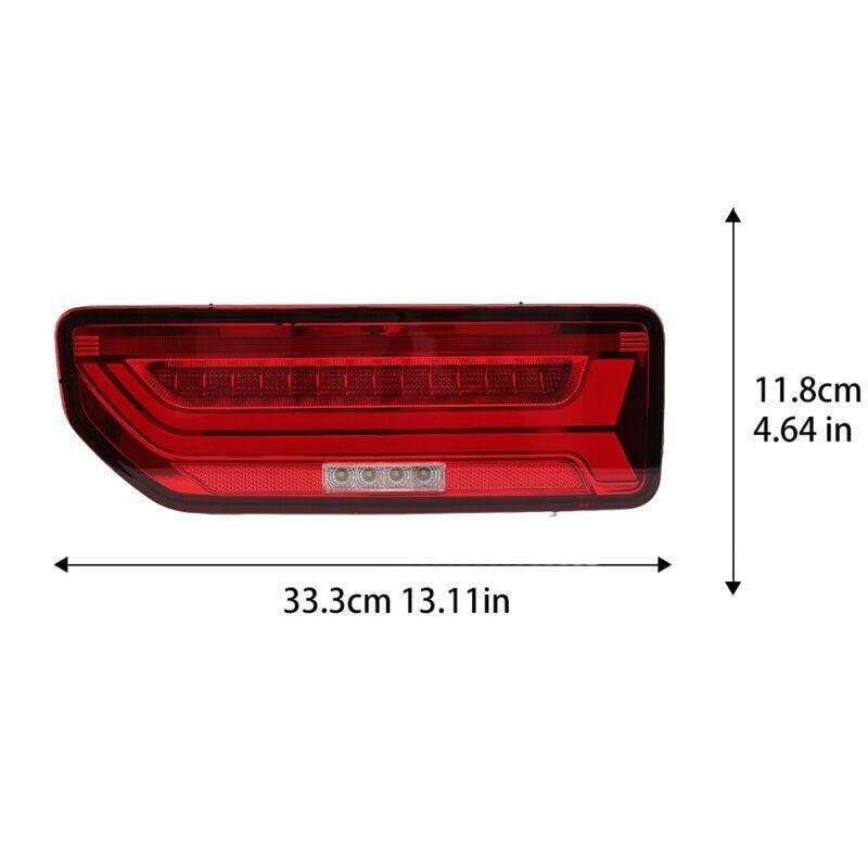 Red Lens Tail Light For Suzuki Jimny 2019-2024 Rear Brake Lamp W/ Turn Reflector