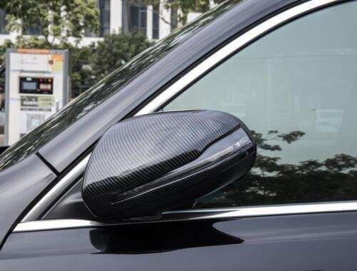 2015-2021 Rear View Mirror Carbon Fiber For Benz C-Class C43 C63 AMG Cover Trim