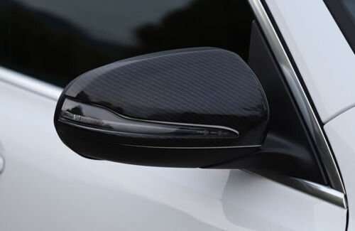 2015-2021 Rear View Mirror Carbon Fiber For Benz C-Class C43 C63 AMG Cover Trim