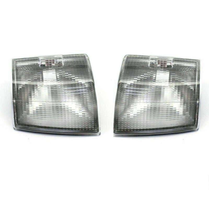 Pair Corner Lamp Front Indicator Light For VW Transporter T4 1990-2004 White