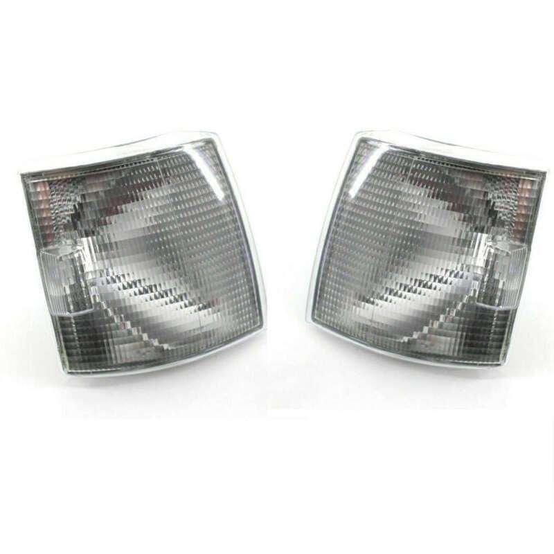 Pair Corner Lamp Front Indicator Light For VW Transporter T4 1990-2004 White