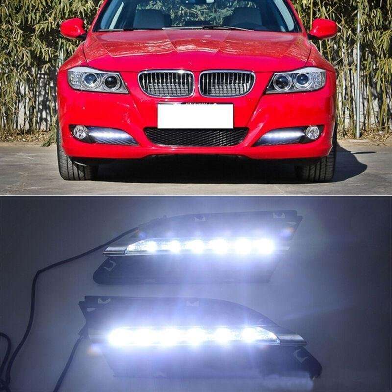 LED DRL Daytime Running Fog Light Lamps For BMW 3 Series E90 E90L CI 09-12