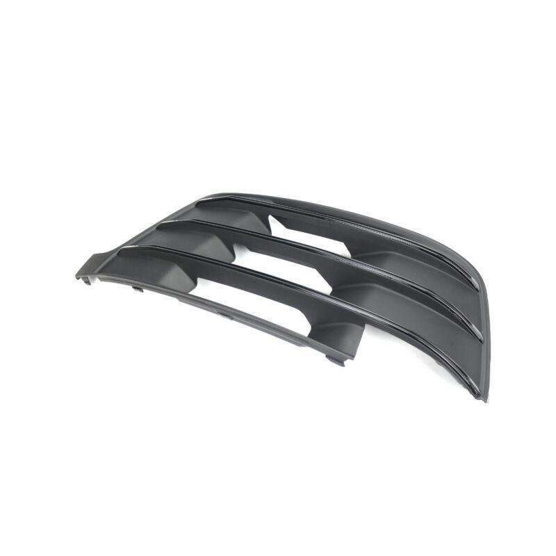 For Audi Q7 16-19 Front Bumper Left Fog Light Lamp Air Guide Grille Black Bezel