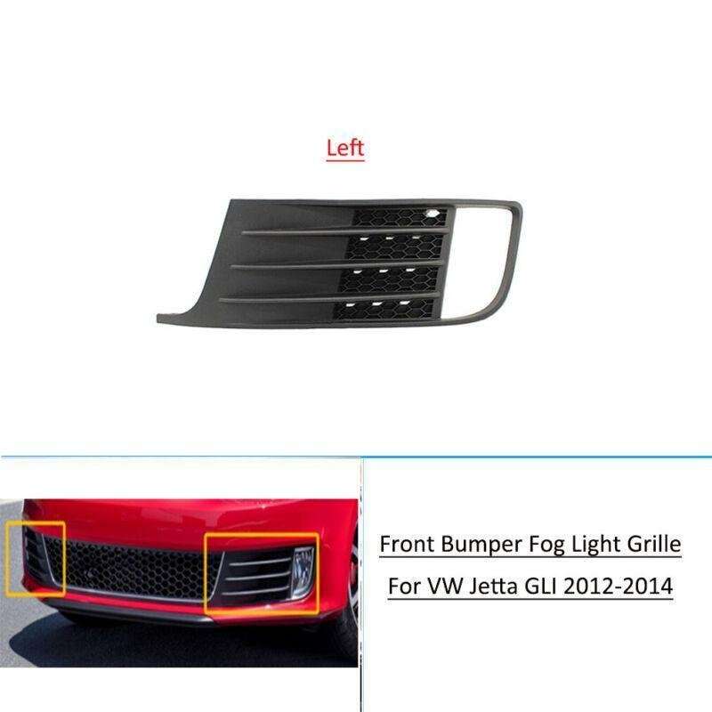 Front Bumper Light Cover Grilles For VW Jetta MK6 GLI 2012 2013 2014 Left Side