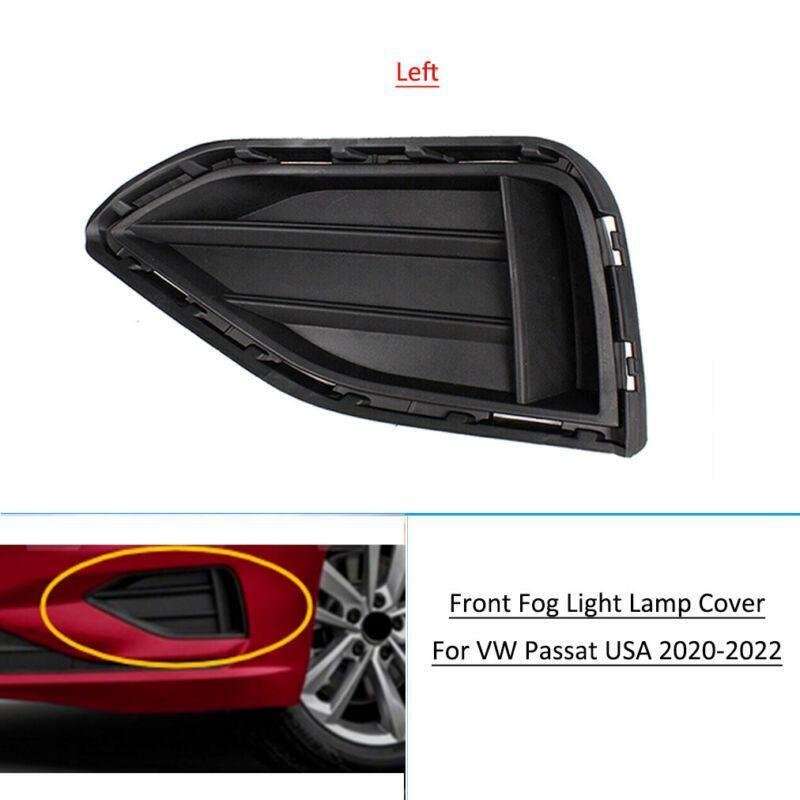 Front Bumper Fog Light Lamp Grille Cover For VW Passat USA 2020-2022 Left Side