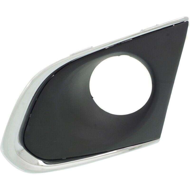 Left Front Bumper Bezel Fog Light Lamp Covers For Chevy Chevrolet Trax 2014-2016