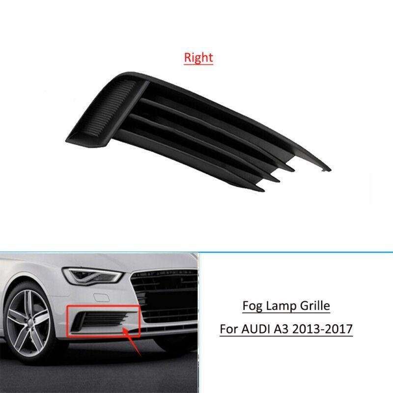 Front Bumper Fog Light Lamp Cover Grilles For AUDI S3 A3 2013-2017 Right Side