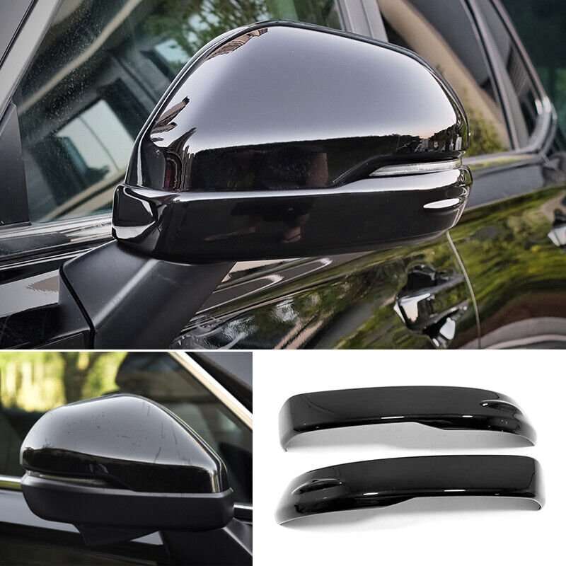 Bright Black Rear View Mirror Anti-Scratch Strip For Honda CRV CR-V 2023-2024