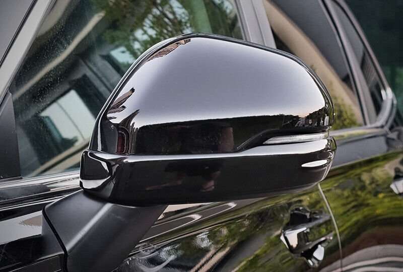 Bright Black Rear View Mirror Anti-Scratch Strip For Honda CRV CR-V 2023-2024