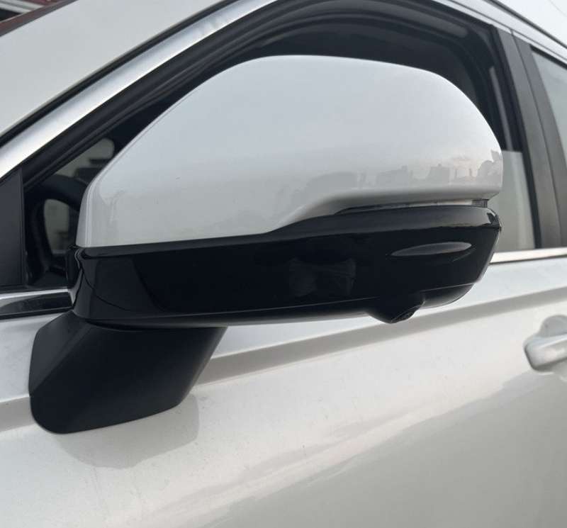 Bright Black Rear View Mirror Anti-Scratch Strip For Honda CRV CR-V 2023-2024