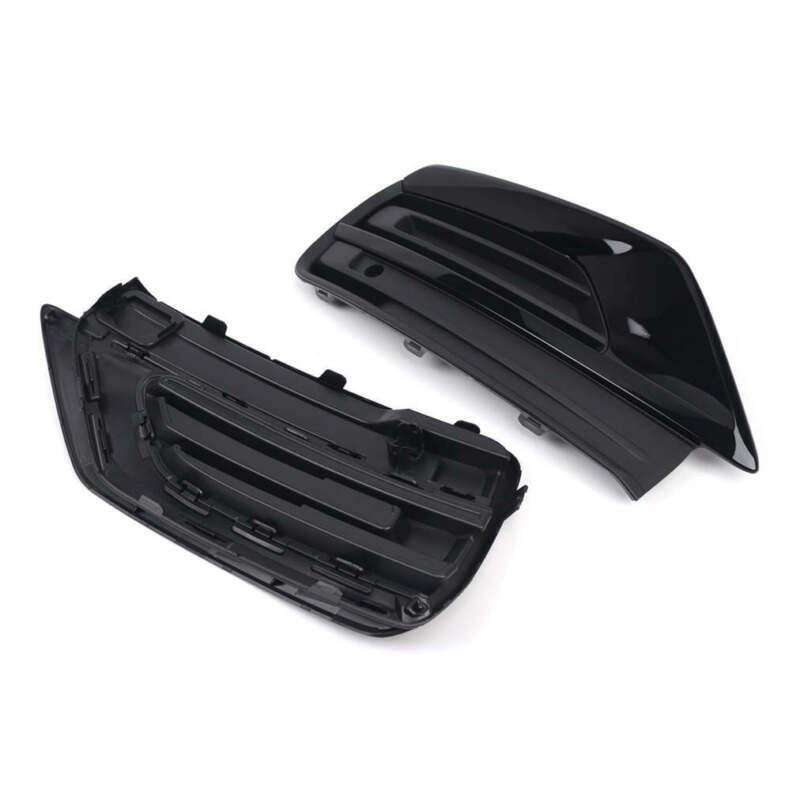 For Volvo XC90 2020-2021 Front Bumper Fog Light Cover Fog Lamp Grille Pair