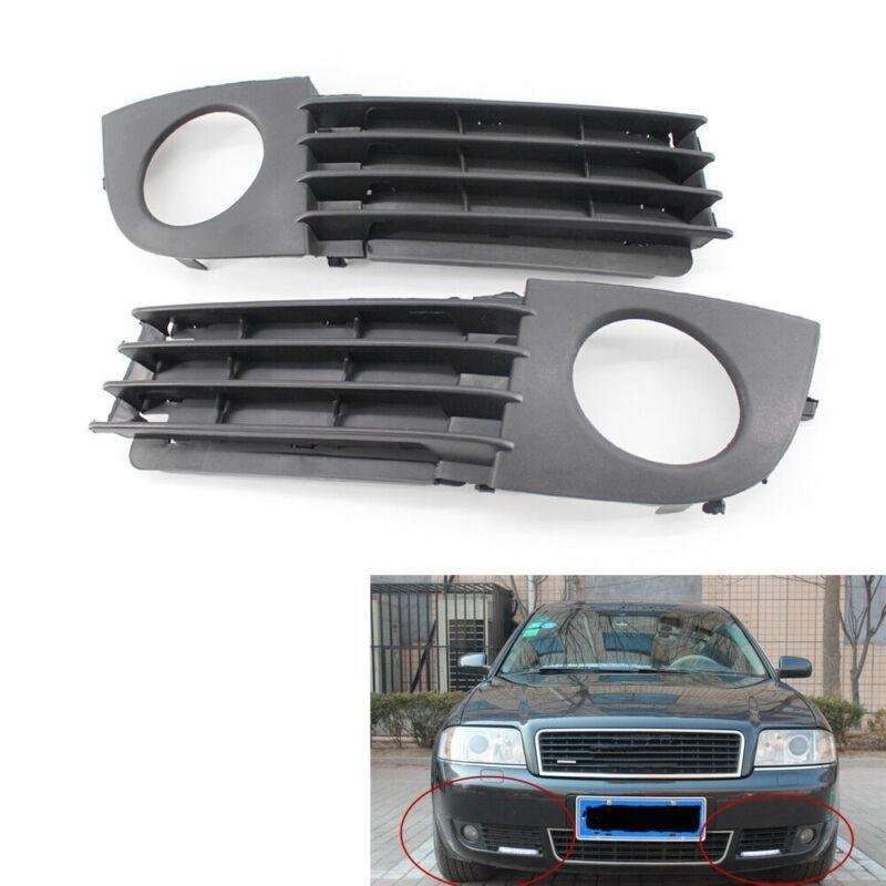 2X/Set Car Fog Light Lamp Mesh Grille Fits for Audi A6 C5 Quattro 02-05 Grill