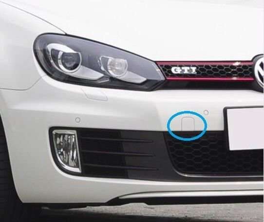 Front Bumper Tow Hook Eye Cover Cap for VW Golf GTI GTD MK6 6 2009-2013