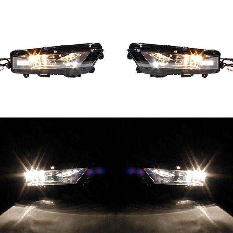 Front Bumper Fog Lights Driving Lamp For Skdoa Octavia 2017 Pair LH&amp;RH Side