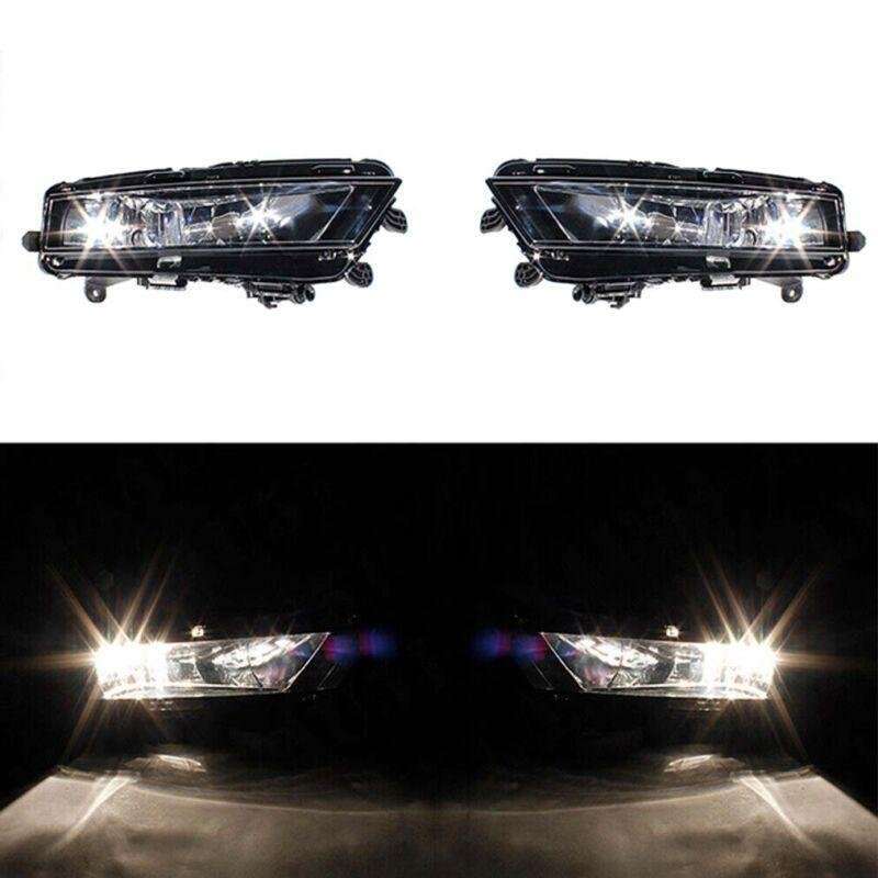 Front Bumper Fog Lights Driving Lamp For Skdoa Octavia 2017 Pair LH&amp;RH Side