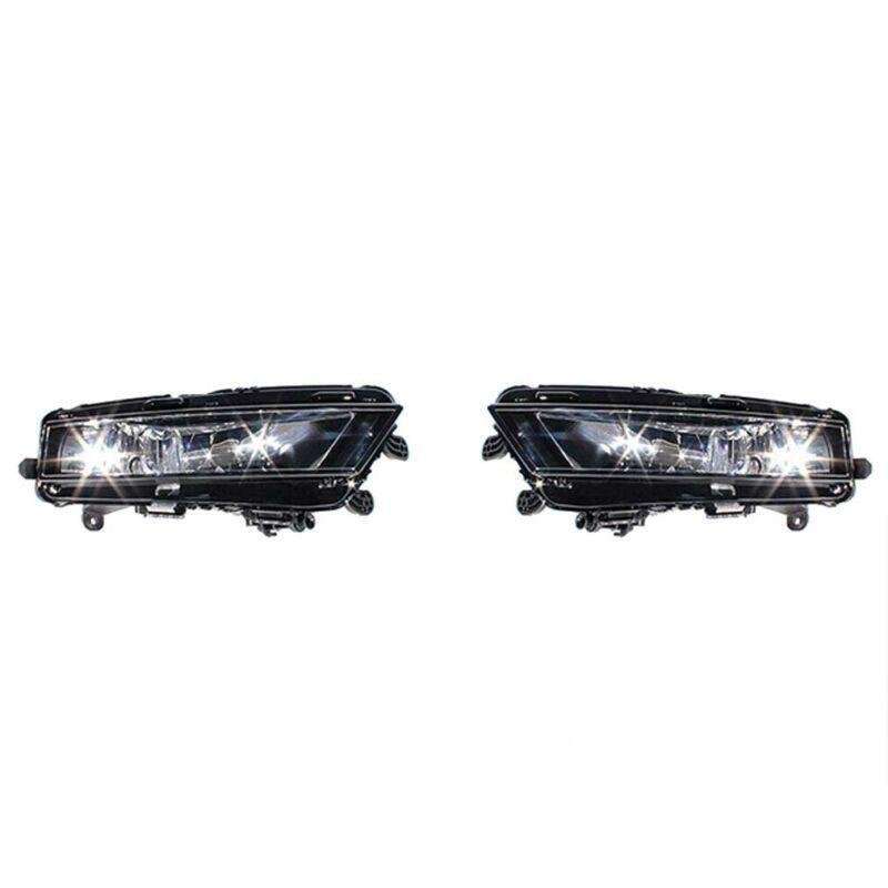 Front Bumper Fog Lights Driving Lamp For Skdoa Octavia 2017 Pair LH&amp;RH Side