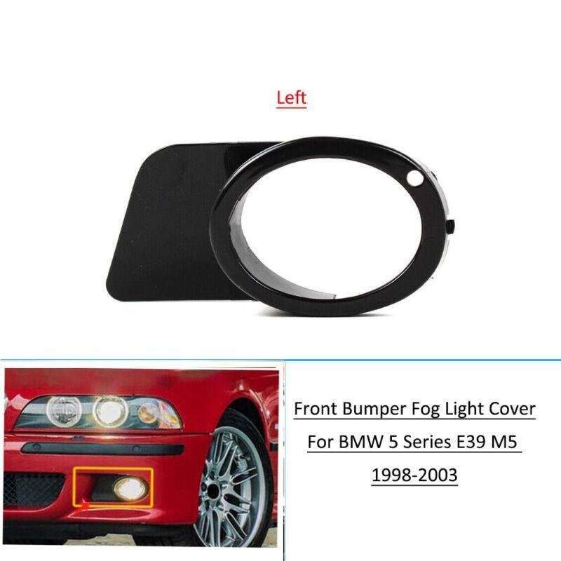 Bumper Fog Light Ring Cover Frame For BMW 5 SERIES E39 M5 1998-2003 Left Side