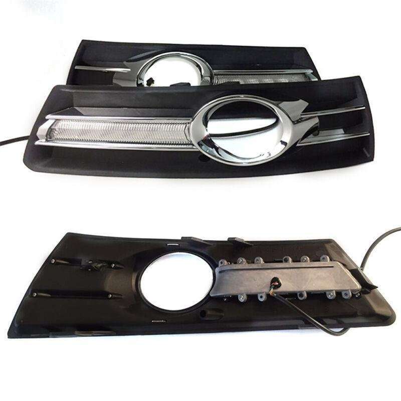 Fit For Volkswagen CC 2010-2012 Pair Daytime Running Light LED Fog Head Lamp DRL