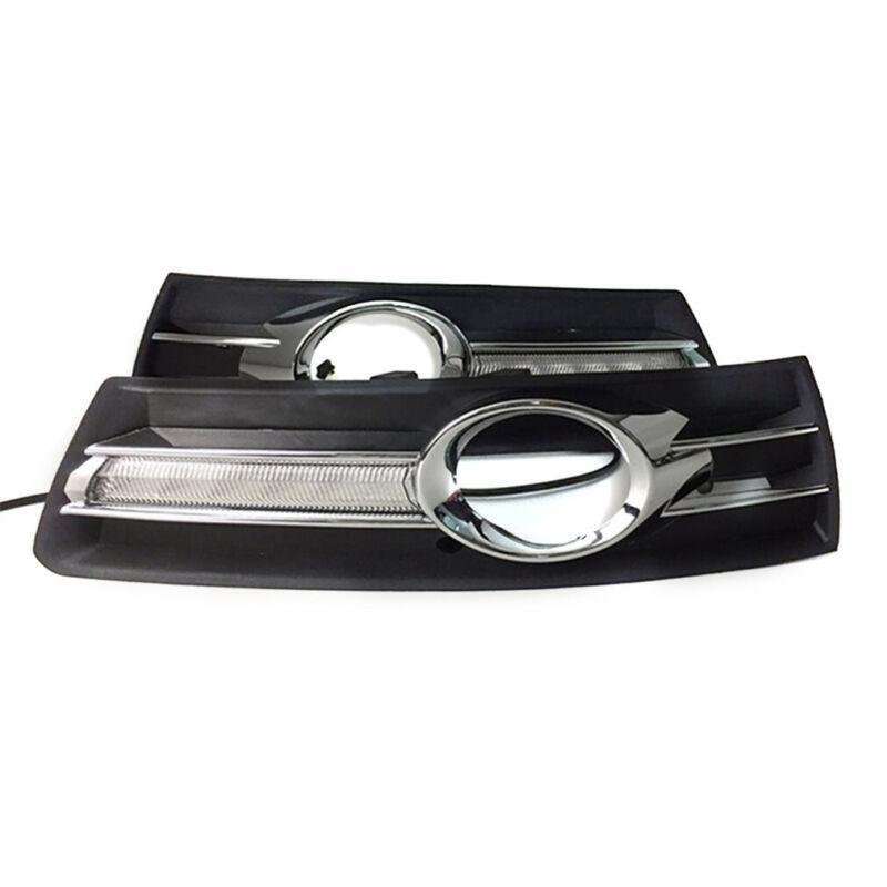 Fit For Volkswagen CC 2010-2012 Pair Daytime Running Light LED Fog Head Lamp DRL