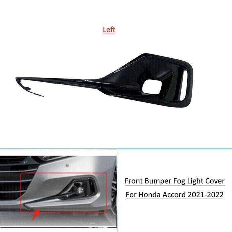 For 2021-2022 Honda Accord Lower Bumper Fog Light Cover Bezel Left Side
