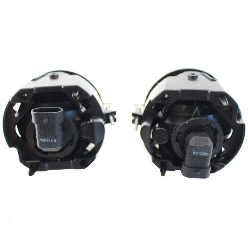 Pair of Smoke Fog Light With Bulbs Fits 07 Compass Sebring Caliber 06-09 Charger