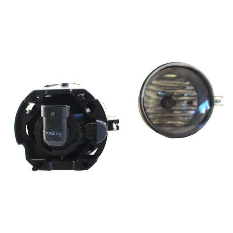 Pair of Smoke Fog Light With Bulbs Fits 07 Compass Sebring Caliber 06-09 Charger