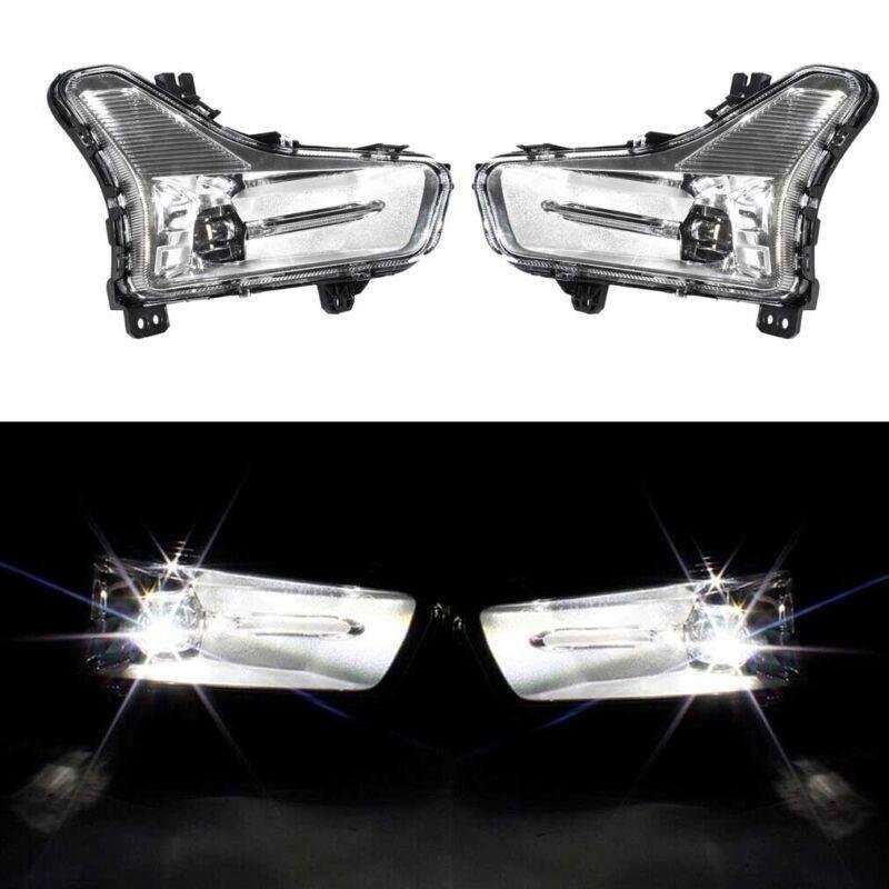Pair Front Bumper LED Fog Light Driving Lamp For Ford Fusion 2019-2022