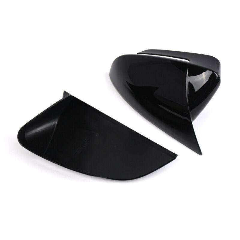 2pcs Rear View Wing Mirror Cover Caps For VW ID.4 VW ID.5 2021-2024 Gloss Black