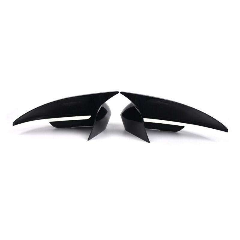 2pcs Rear View Wing Mirror Cover Caps For VW ID.4 VW ID.5 2021-2024 Gloss Black