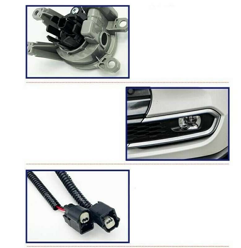 Light bulb LED Front bumper fog light harness switch For Toyota Sienna 2021-2023