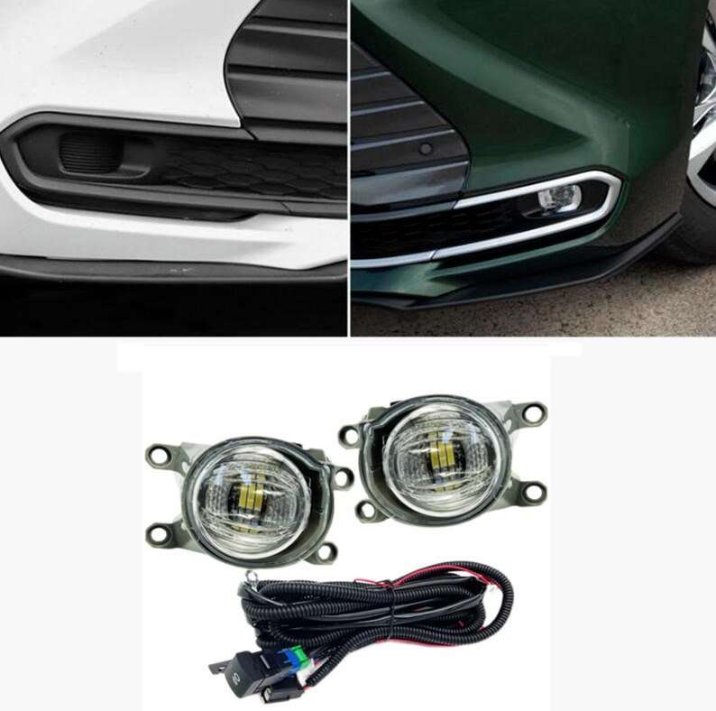 Light bulb LED Front bumper fog light harness switch For Toyota Sienna 2021-2023