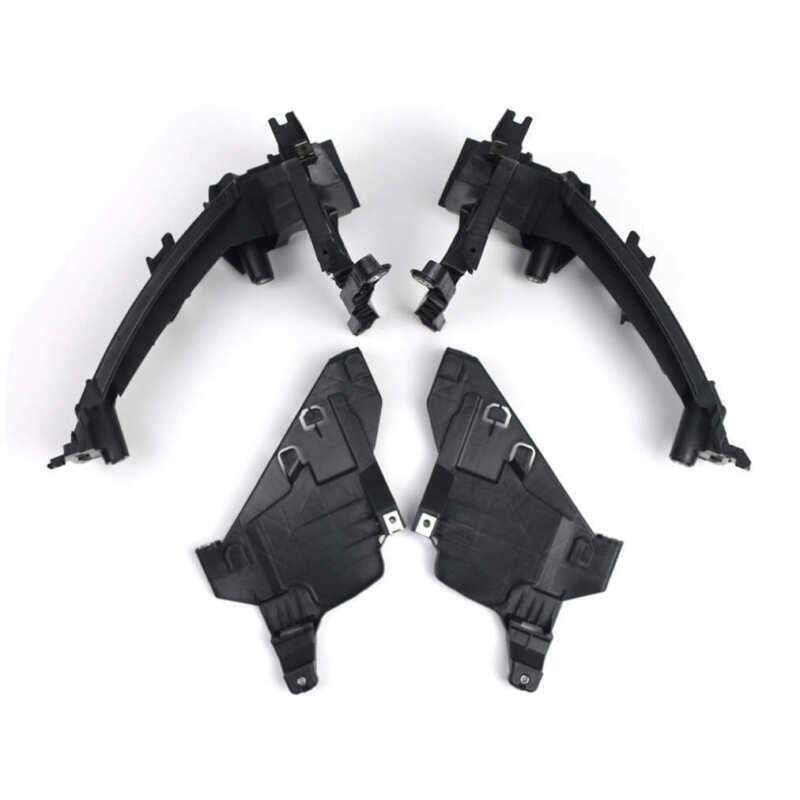 4PCS Set Headlight Mount Support Retainer Plate Bracket For AUDI Q5 2013-2017