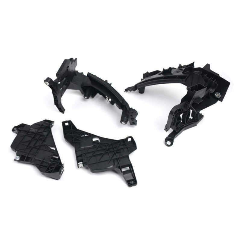 4PCS Set Headlight Mount Support Retainer Plate Bracket For AUDI Q5 2013-2017