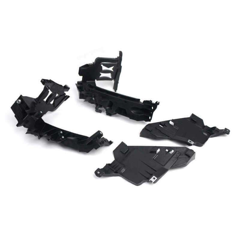 4PCS Set Headlight Mount Support Retainer Plate Bracket For AUDI Q5 2013-2017