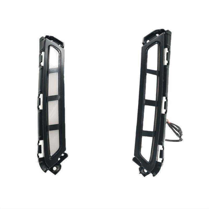 Pair Daytime Running Light LED Fog Head Lamp DRL For Hyundai Elantra 2019-2020