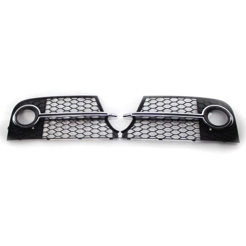 2x Bumper Honeycomb Mesh Fog Light Grilles For Audi TT MK2 S-LINE TTS 2011-2014