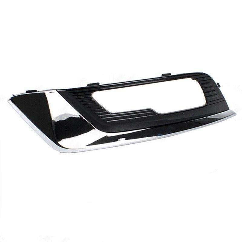 Front Bumper Fog Light Grille Bezel Cover For Ford Fusion 2017 2018 Left Chrome
