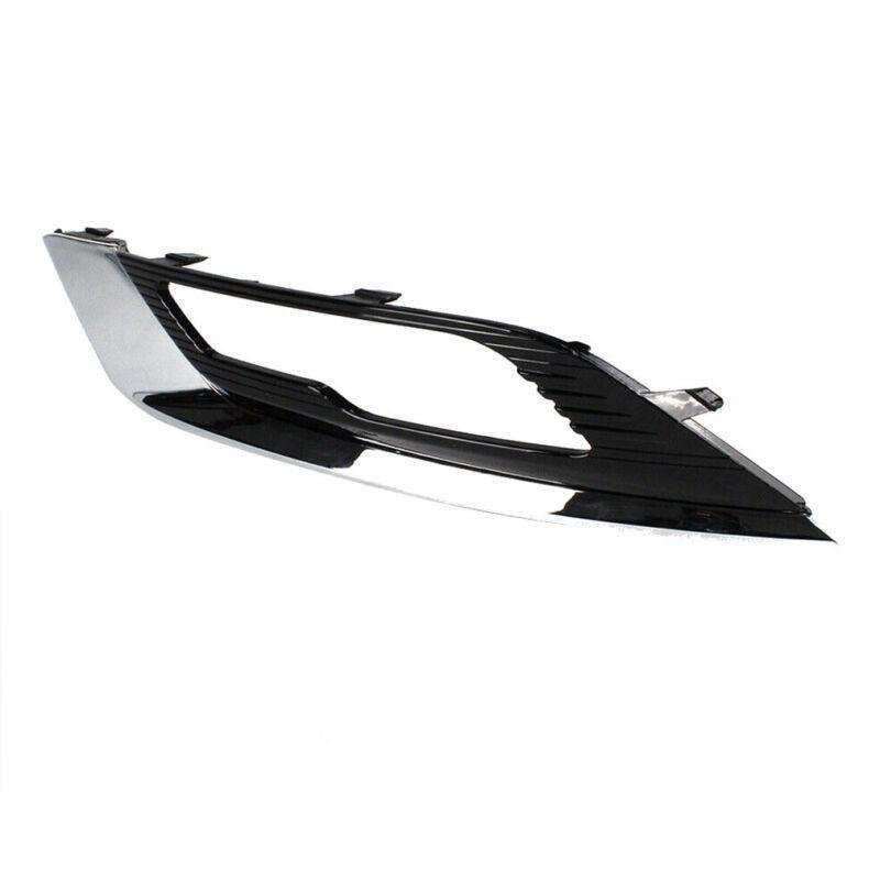 Front Bumper Fog Light Grille Bezel Cover For Ford Fusion 2017 2018 Left Chrome